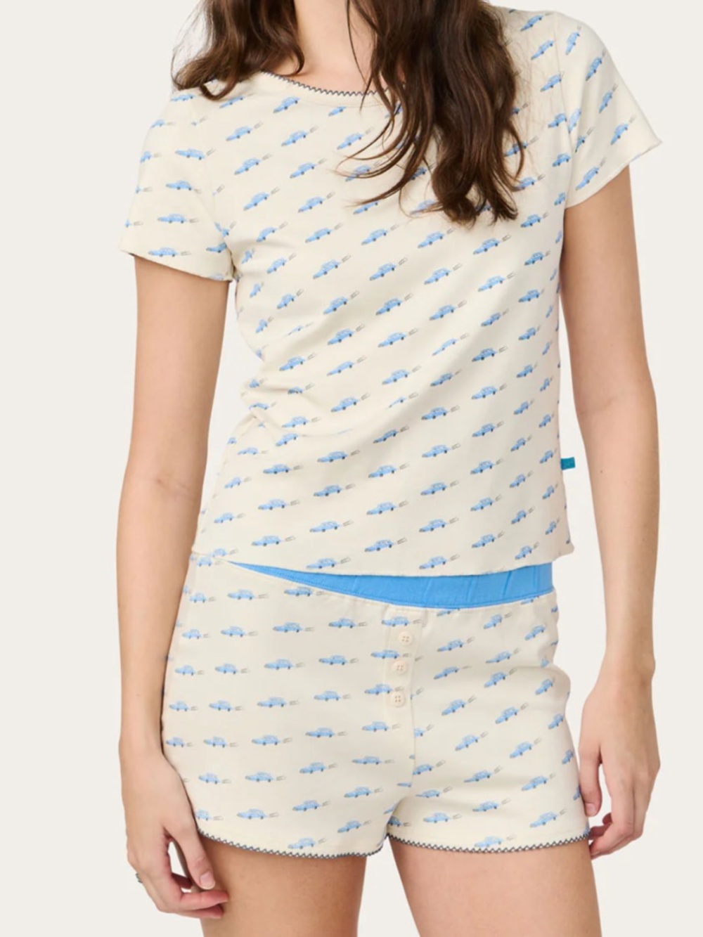 Cozy land Suzie Pajama Set In Beep Beep